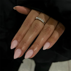 KQueenest front packaging showing dusty pink 30-piece set and benefits