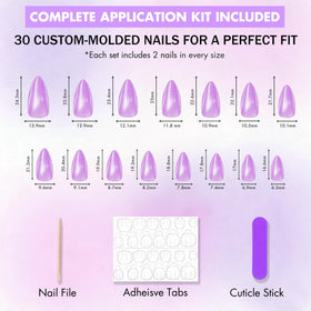 KQueenest nails in use at a party showing finished manicure benefit salon-style appearance