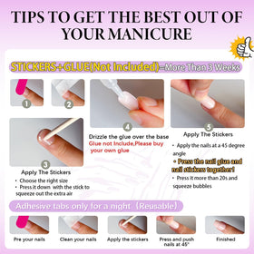 KQueenest reusable nails stored flat to preserve shape between wears