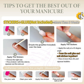 KQueenest hand model size comparison demonstrating fit options and natural look