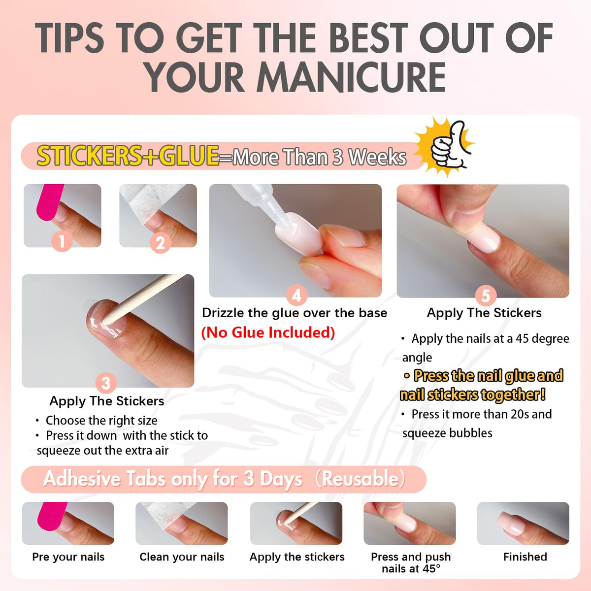 KQueenest nails worn on hand in short square-coffin style for daily comfort