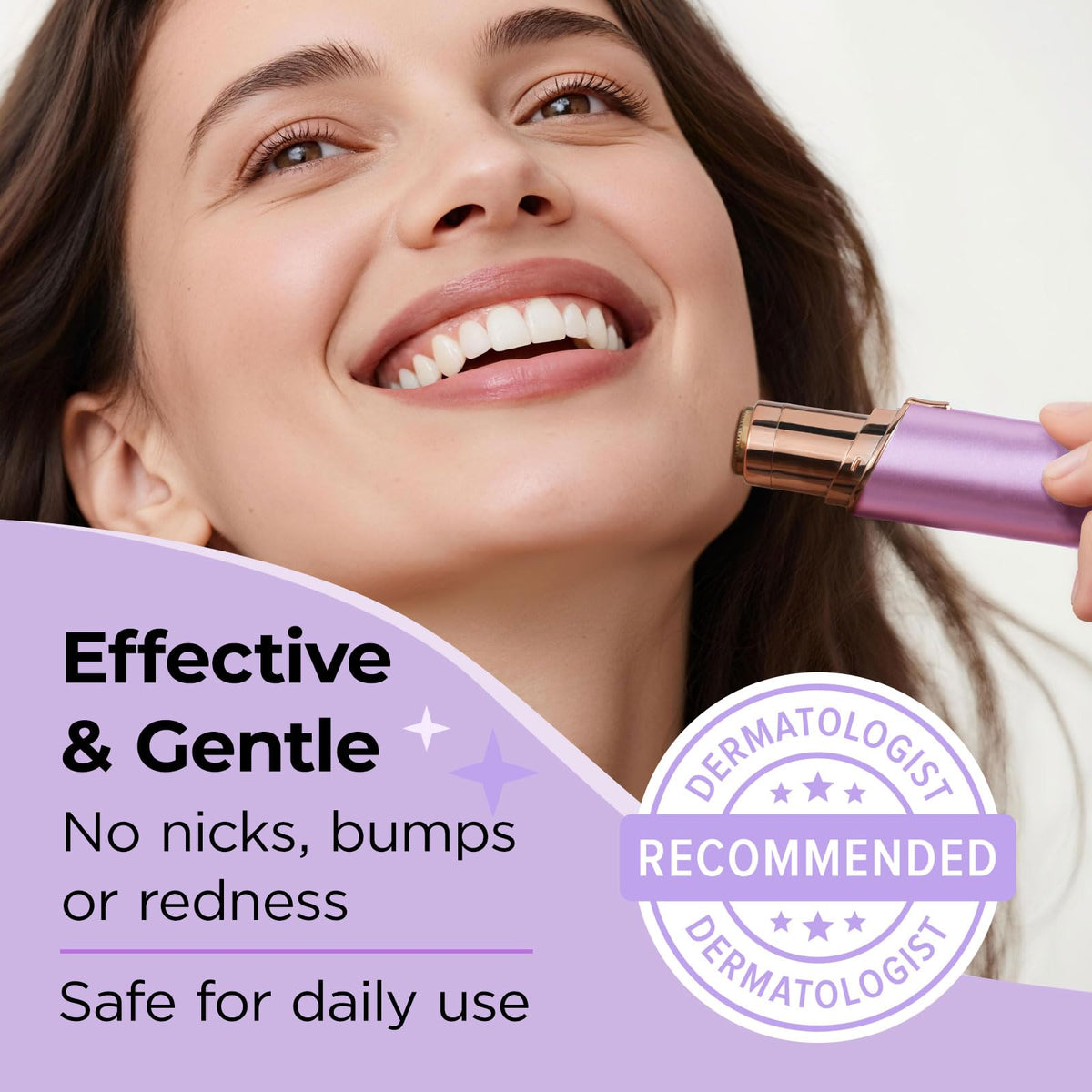 KRADAA LED light detail illuminating fine hairs for precise removal