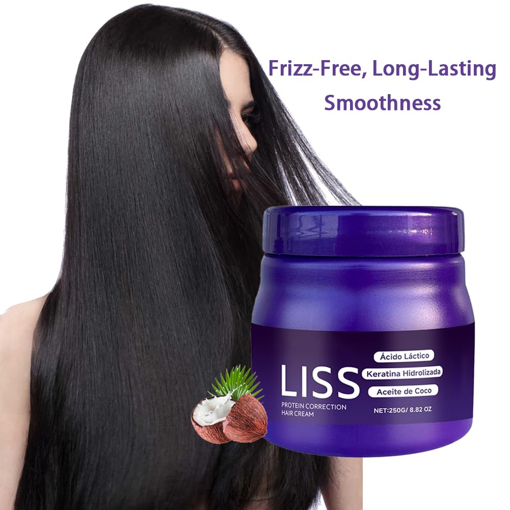 Krajiyya in-use on model demonstrating reduced frizz and sleeker finish