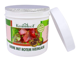 Krauterhof application on lower legs showing cooling effect benefit