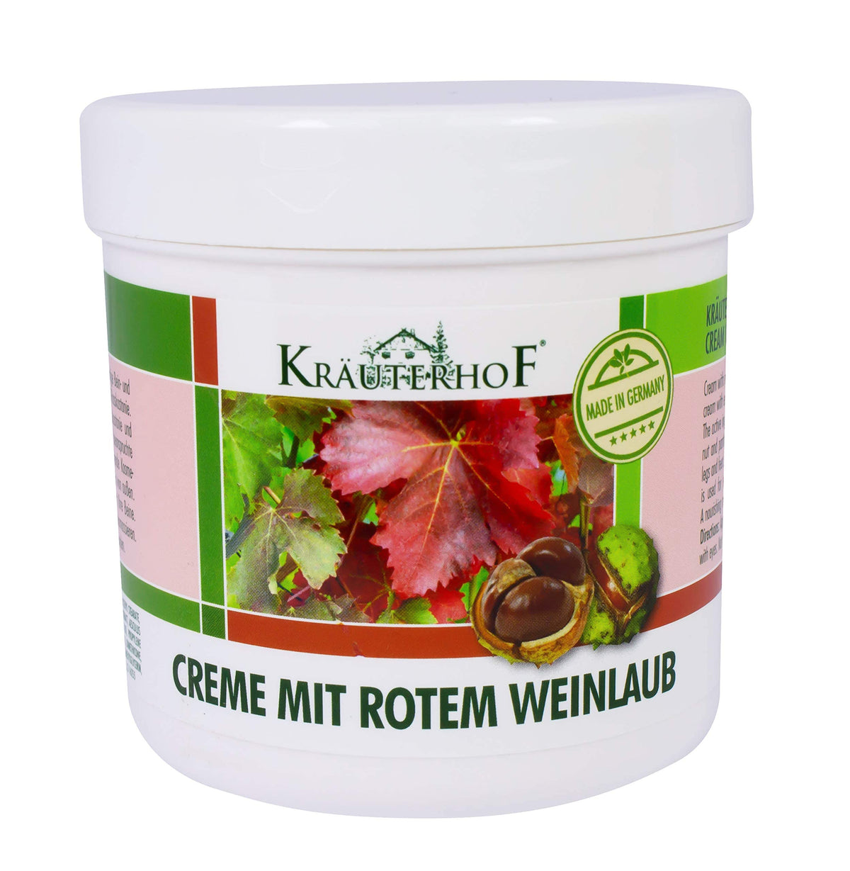 Krauterhof horse chestnut extract display highlighting botanical benefit