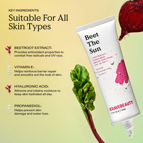KraveBeauty tube held in hand to show 50 mL size and travel-friendly benefit