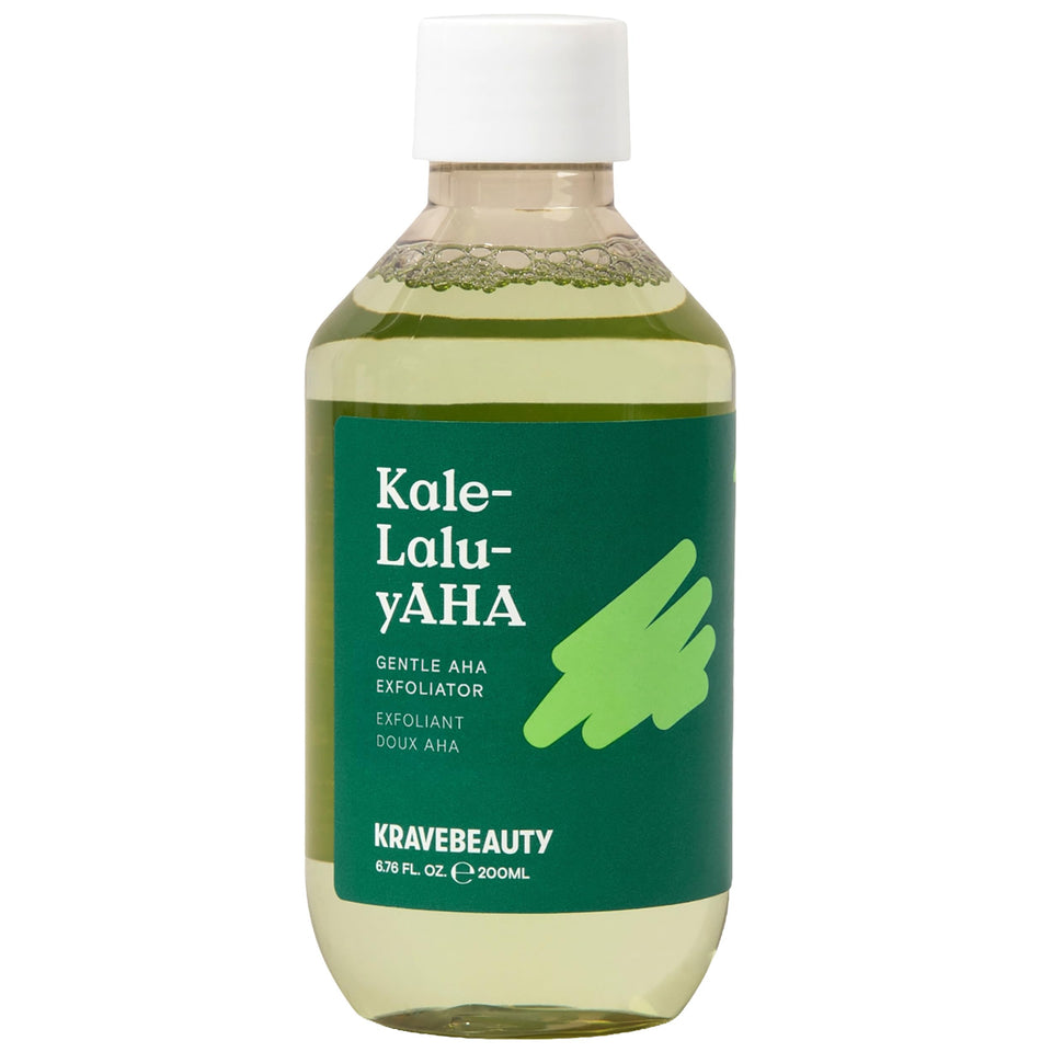 KraveBeauty front bottle showing clean toner packaging and easy application