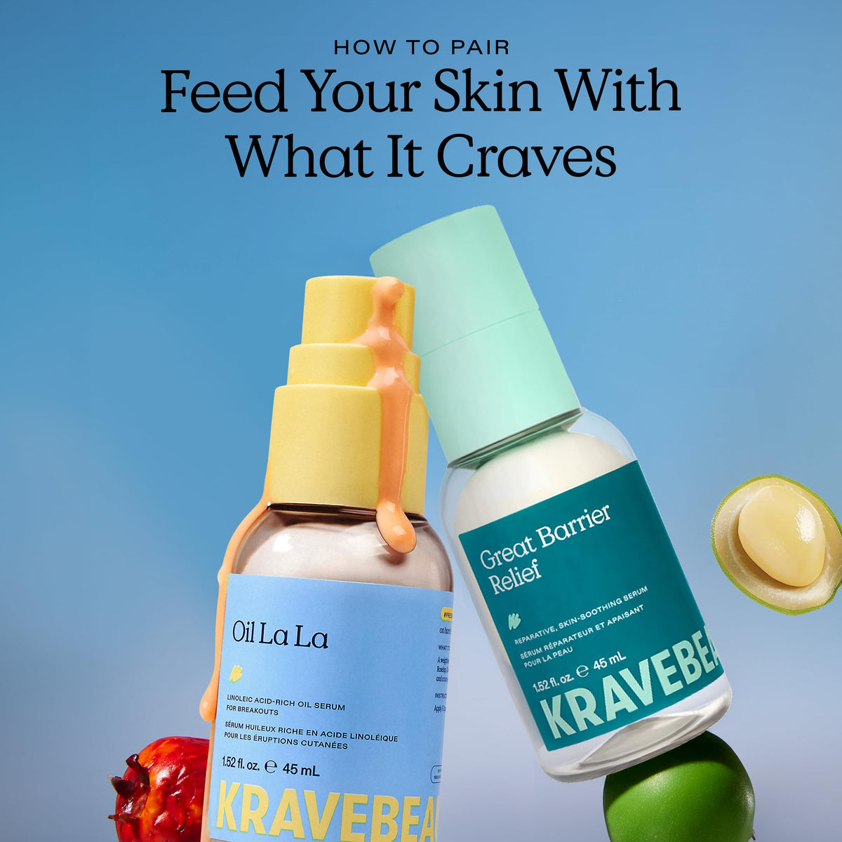 KraveBeauty boxed packaging with bottle conveying protective travel-ready packing