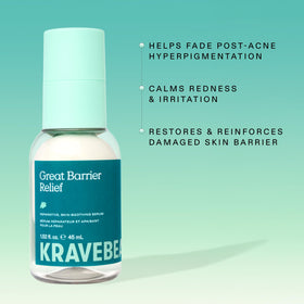 KraveBeauty pump dispense detail demonstrating easy control and no-waste application