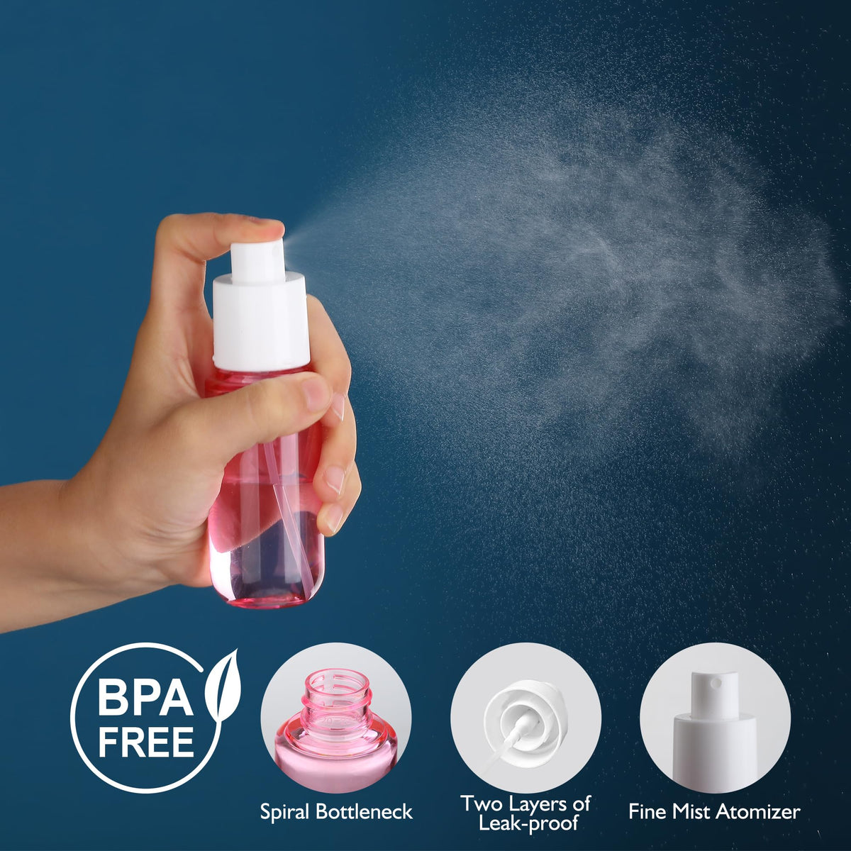 KREMORV nozzle spraying fine mist demonstrating even application benefit