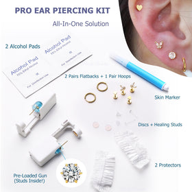 KRFY stud and flat back collection displayed for versatile post sizes and style benefit