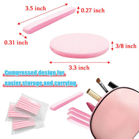 Krgiqn expanded sponge top view showing soft surface for gentle cleansing benefit