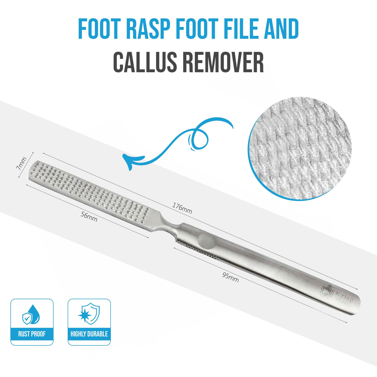 Krisp Beauty side profile highlighting compact 7-inch grip for comfortable handling