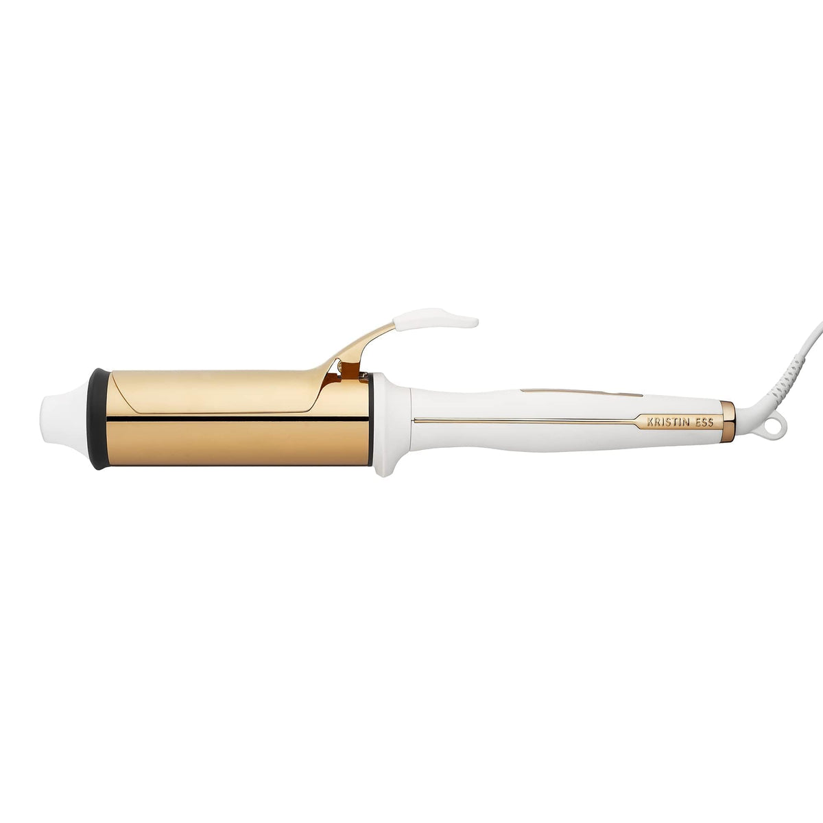 Kristin Ess front view of 2-inch titanium curling iron showing barrel for smooth waves