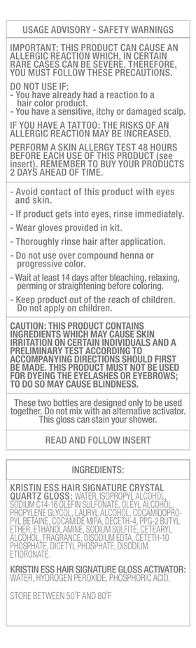 Kristin Ess application in shower demonstrating simple at-home use and results