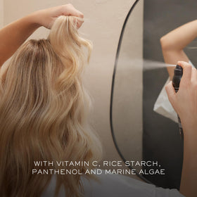 Kristin Ess before and after shot showing increased root lift and less shine