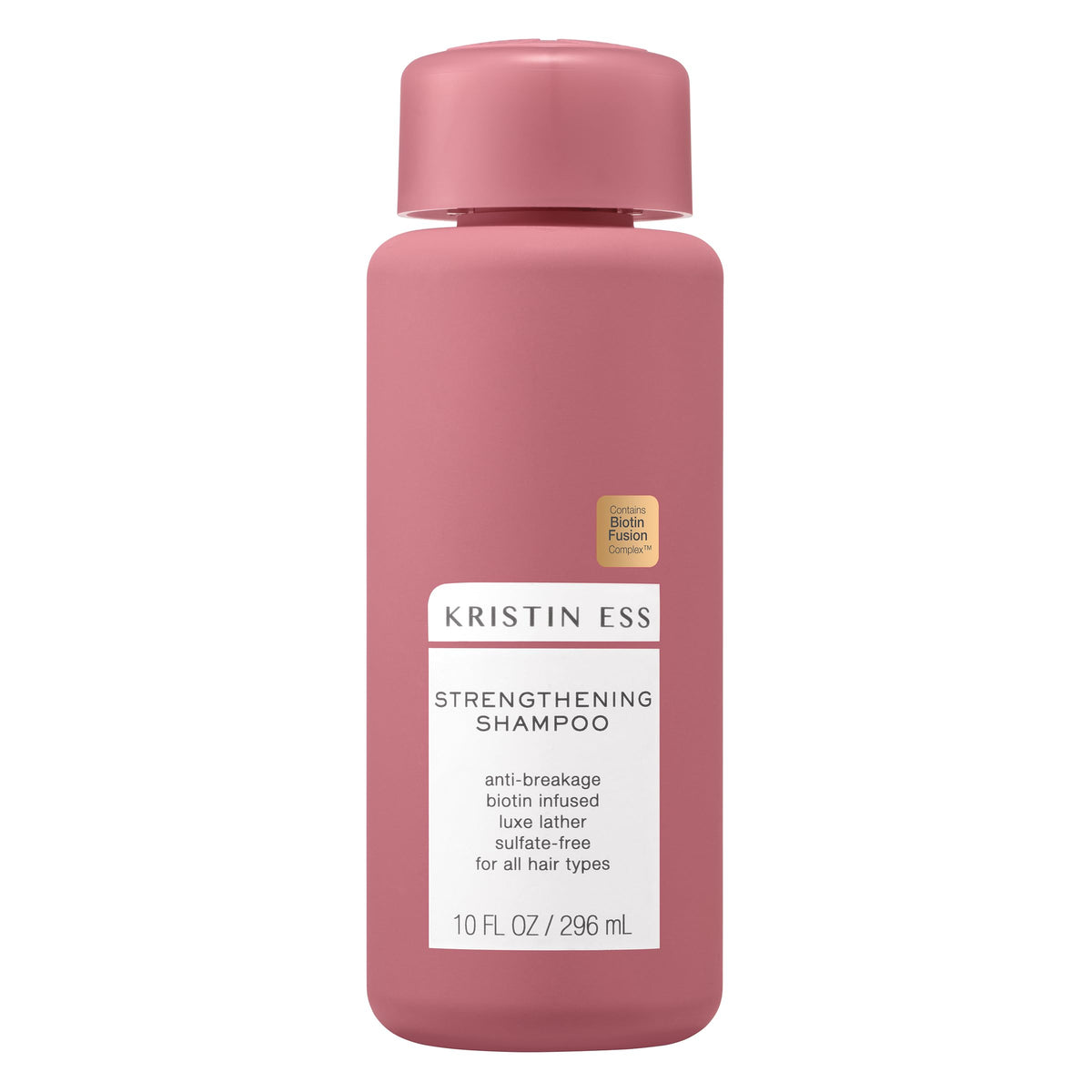 Kristin Ess front packaging showing shampoo and brand, promotes easy selection