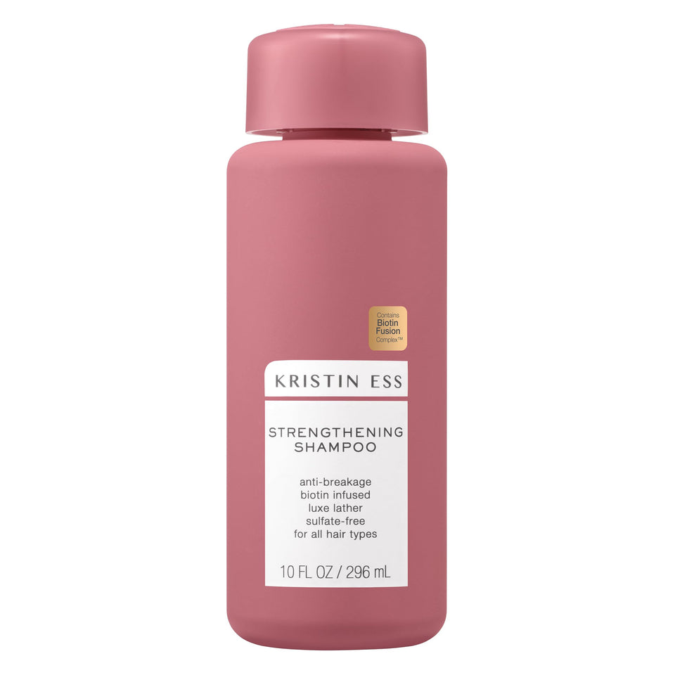 Kristin Ess front packaging showing shampoo and brand, promotes easy selection