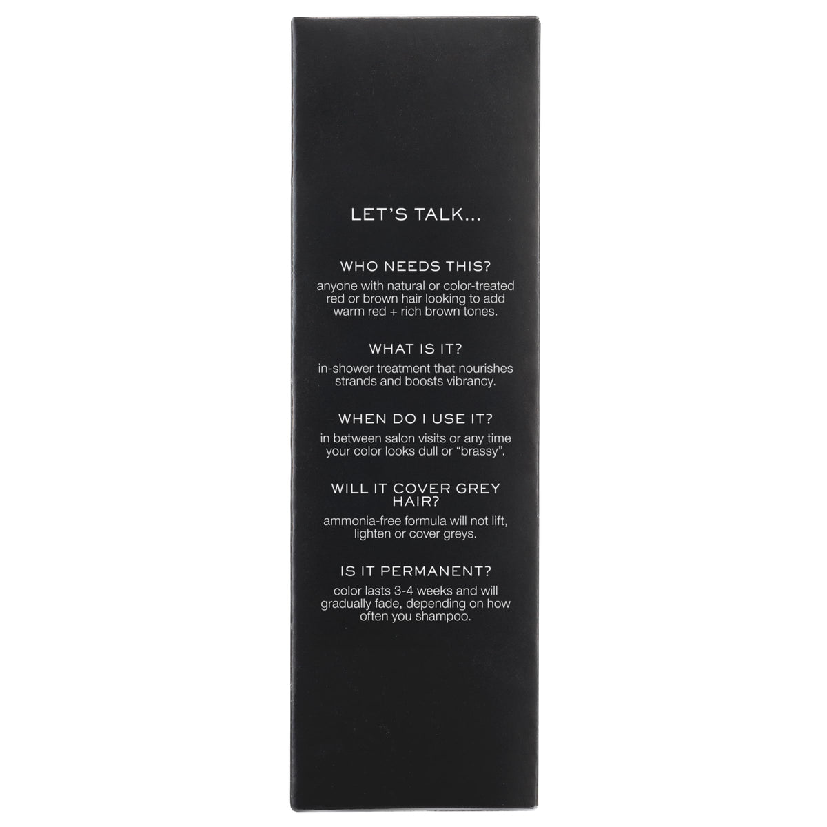 Kristin Ess bottle label detail showing product name and vegan claim
