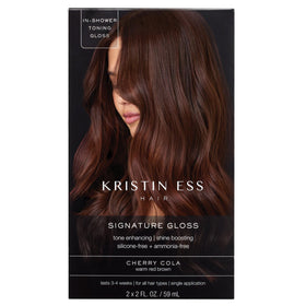 Kristin Ess front packaging showing cherry cola gloss and benefits