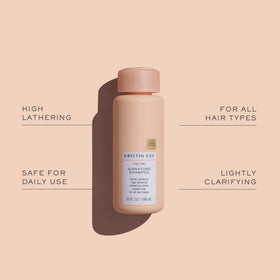 Kristin Ess conditioner cream consistency showing weightless hydration and detangling