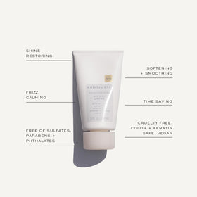 Kristin Ess texture close-up illustrating creamy weightless formula benefit