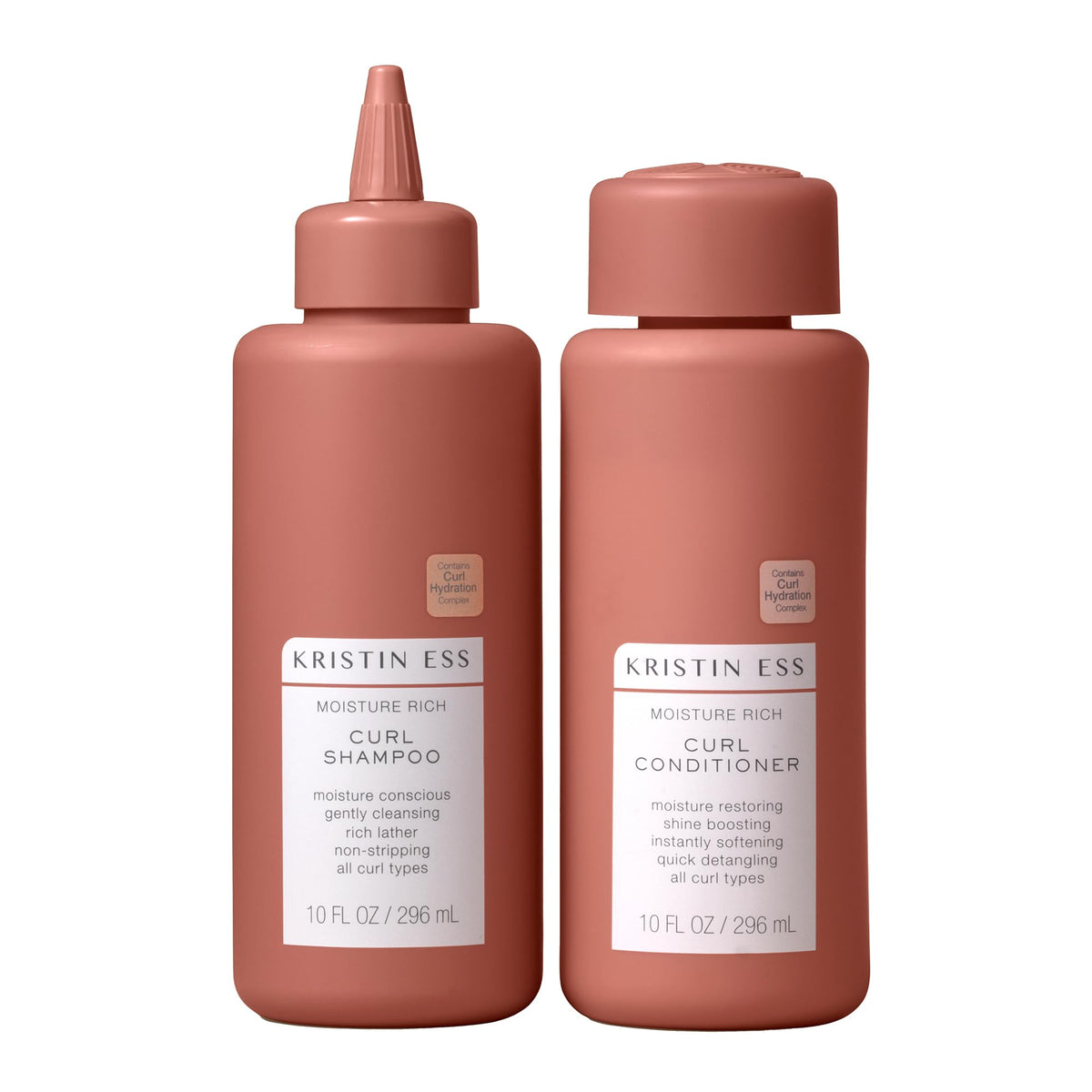 Kristin Ess front packaging curl set displayed, shows clean branding and benefits