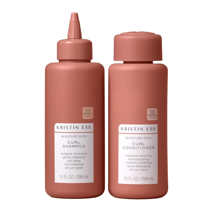 Kristin Ess front packaging curl set displayed, shows clean branding and benefits