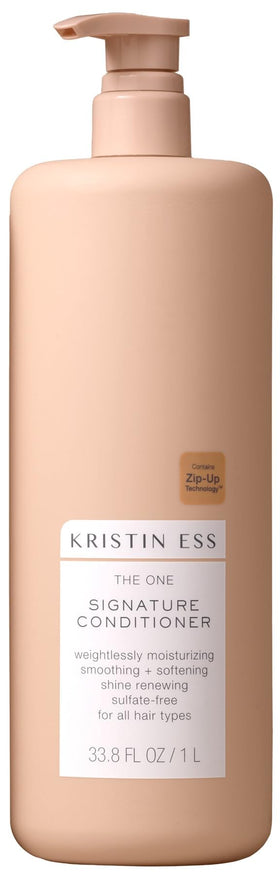 Kristin Ess front packaging showing 33.8 fl oz bottle and product benefit
