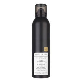 Kristin Ess front packaging showing volumizing dry shampoo and clean branding