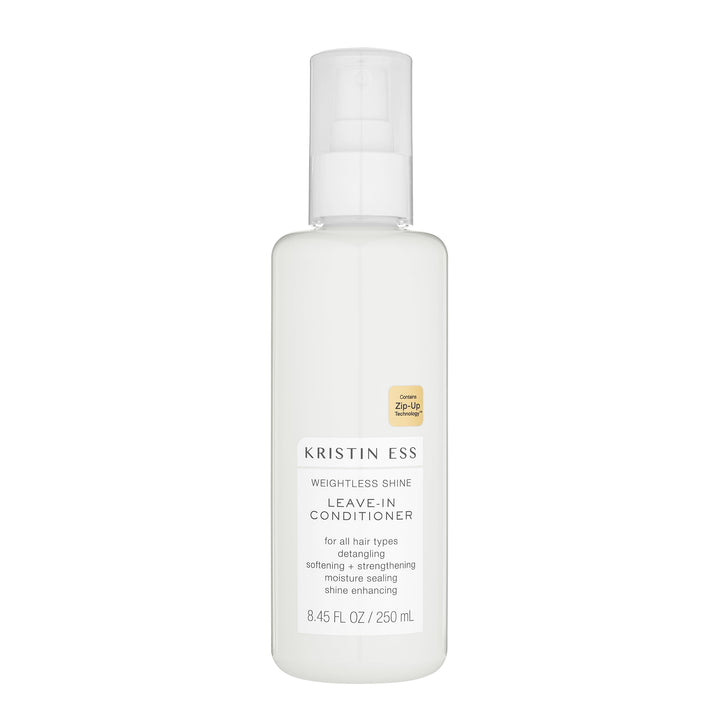 Kristin Ess front packaging showing bottle and label, easy identification and benefit