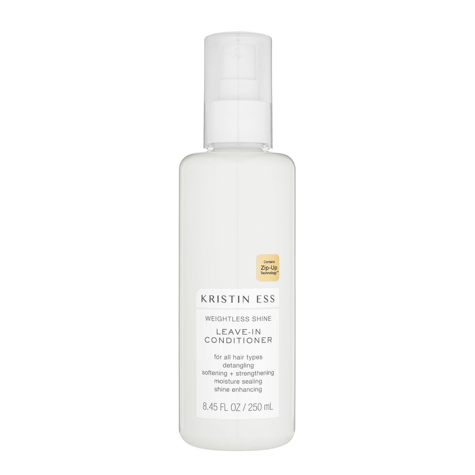 Kristin Ess front packaging showing bottle and label, easy identification and benefit