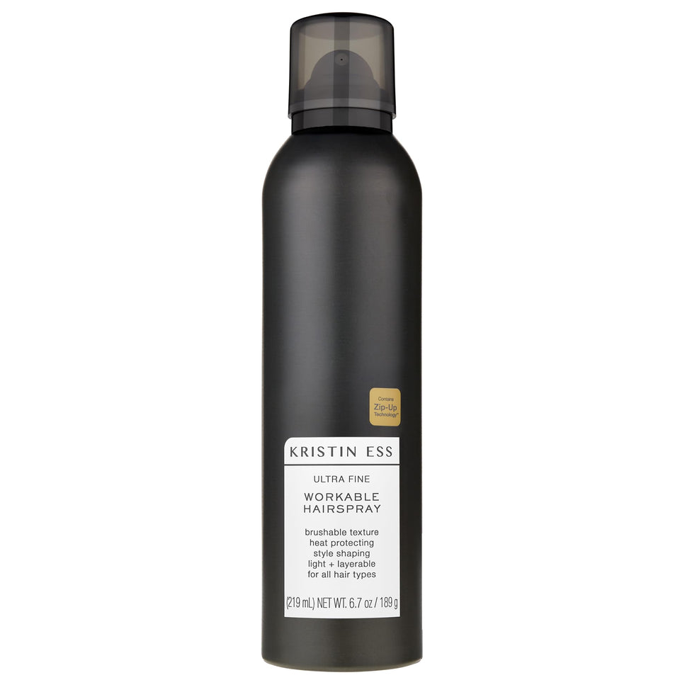 Kristin Ess front packaging showing label and lightweight styling benefit