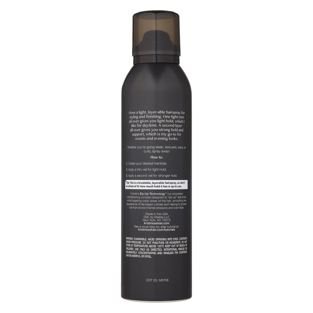 Kristin Ess nozzle close-up highlighting easy spray and precise application