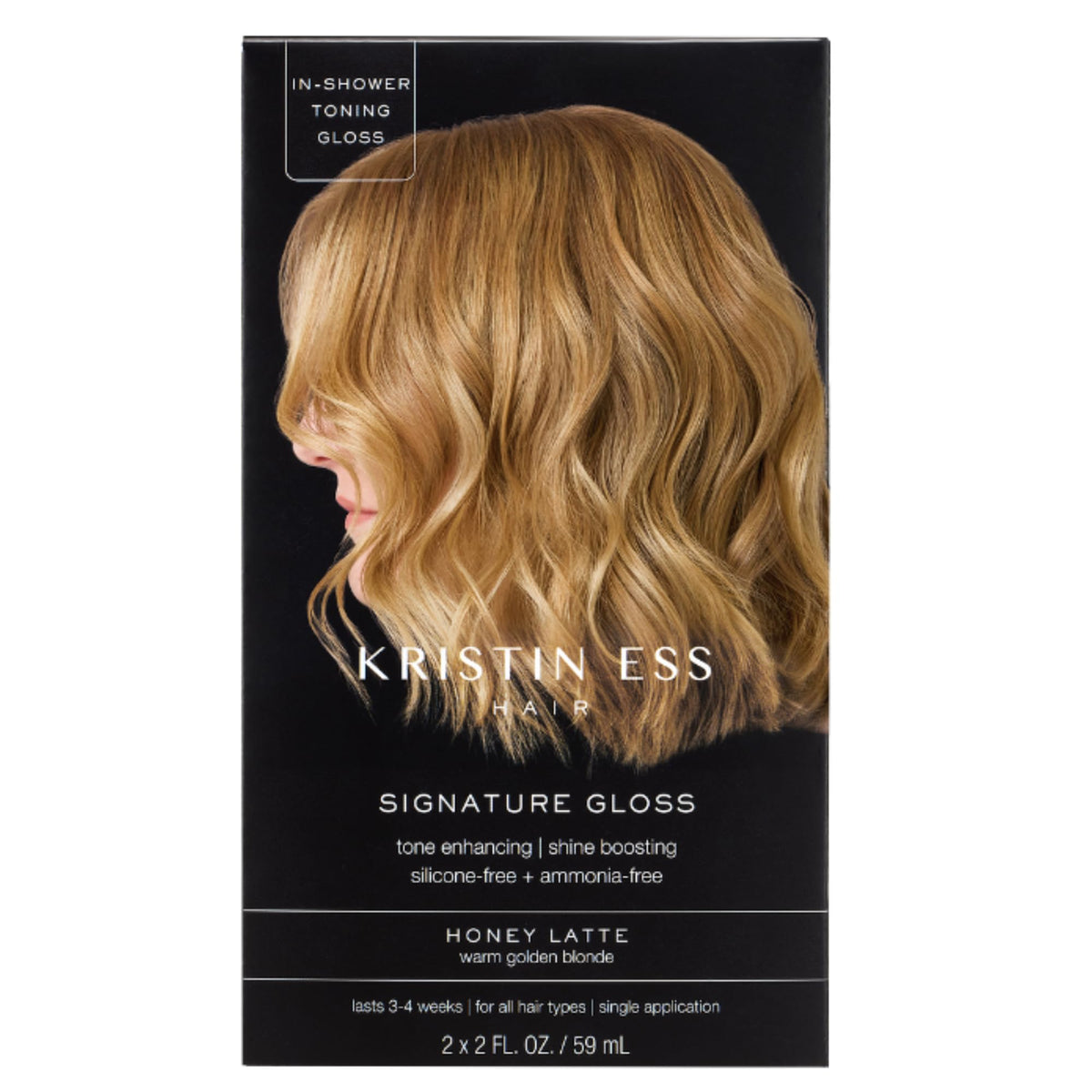 Kristin Ess front packaging showing product and benefits