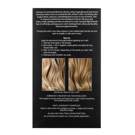 Kristin Ess gloss texture on blonde hair for enhanced shine