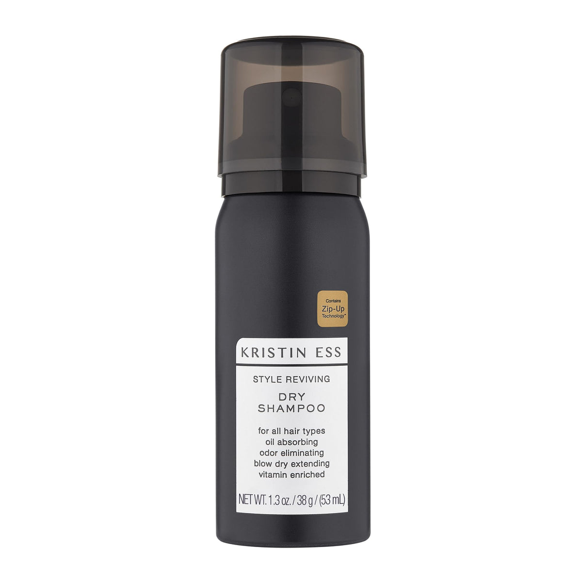 Kristin Ess product label close-up showing vegan and color-safe benefits