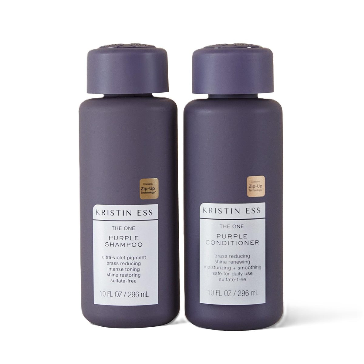 Kristin Ess front packaging showing set and clear toning benefits