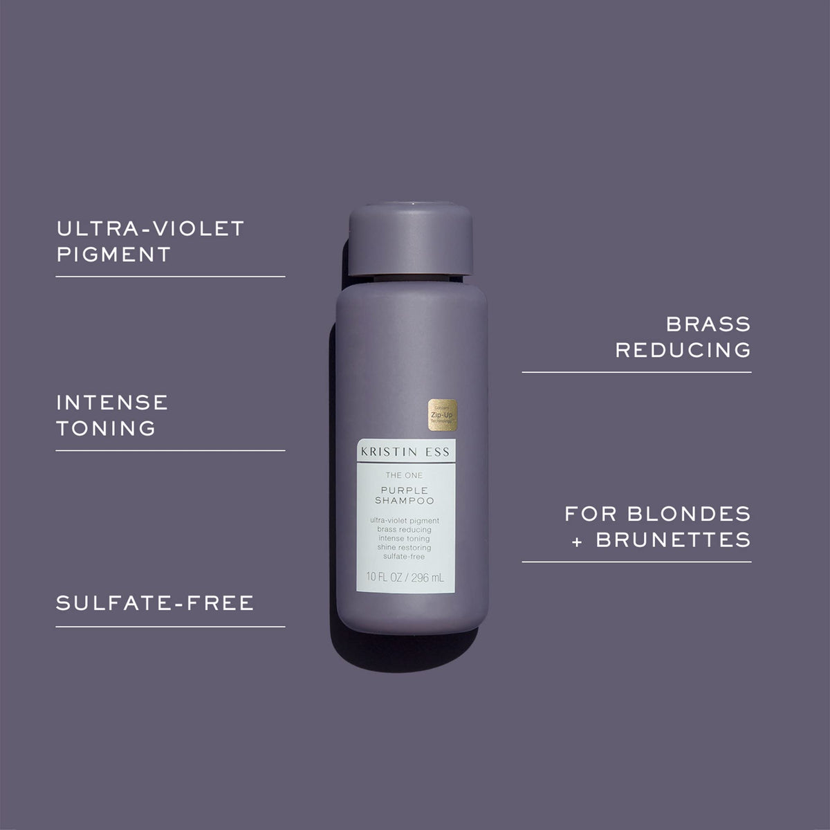 Kristin Ess bottles in bathroom setting illustrating easy at-home toning routine