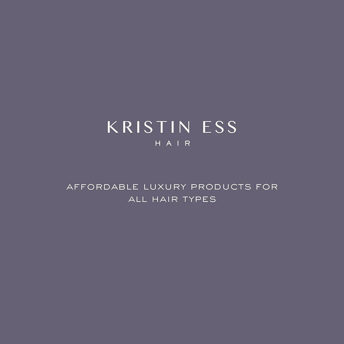 Kristin Ess lifestyle model blonde hair showing shiny, neutralized color benefit