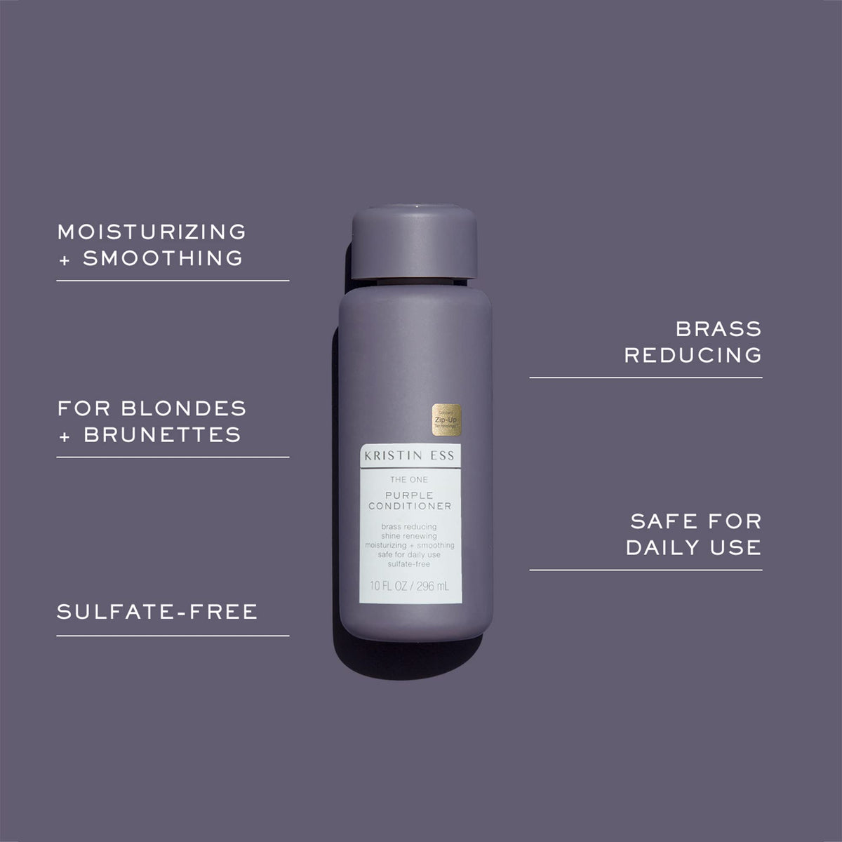 Kristin Ess shampoo pouring to show amount needed and concentration benefit