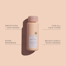 Kristin Ess shampoo lather texture demonstrating gentle clarifying and moisture