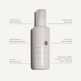 Kristin Ess texture droplet on hand showing lightweight, non-greasy moisturizing feel