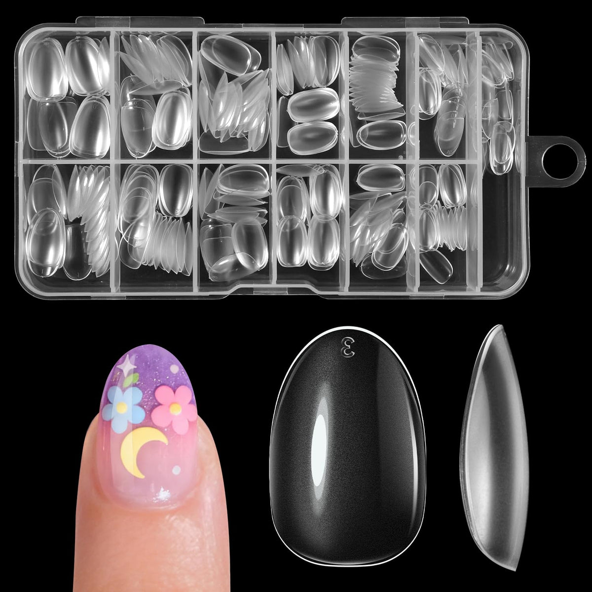 krofaue front packaging showing 260 clear matte tips and brand