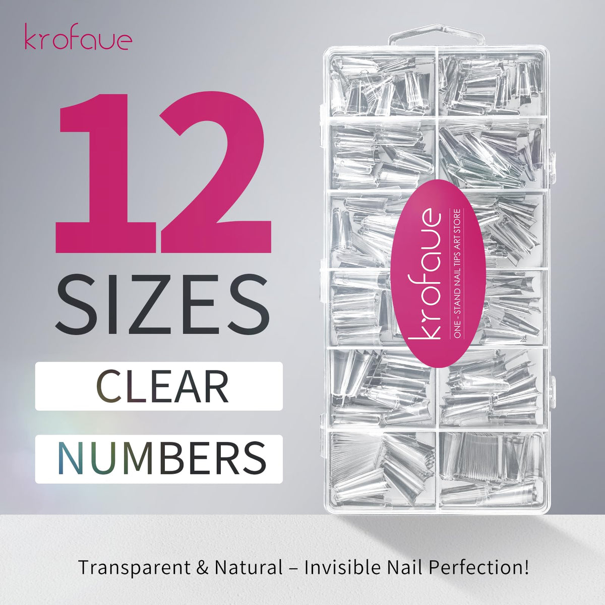 krofaue home DIY station with tips ready for creative nail art