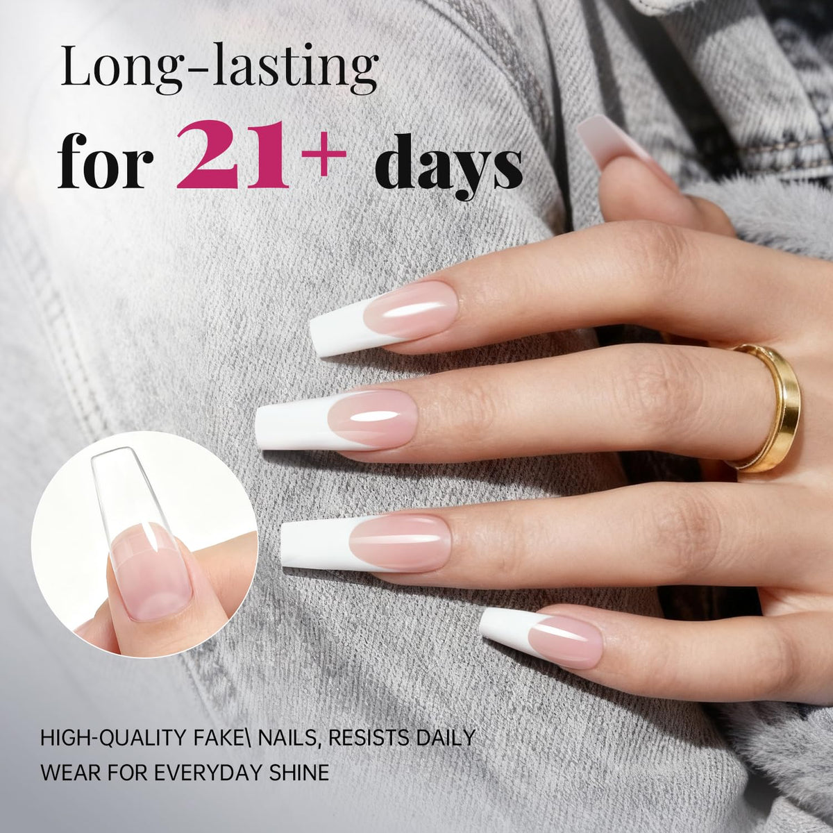 krofaue lifestyle manicure scene showing salon-ready nails from these tips