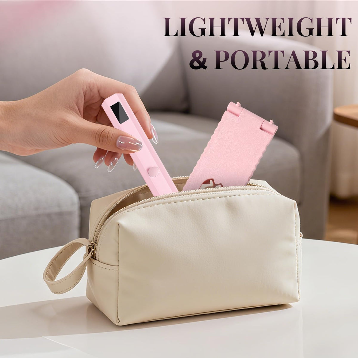 krofaue used as phone holder with smartphone showing multitasking convenience benefit
