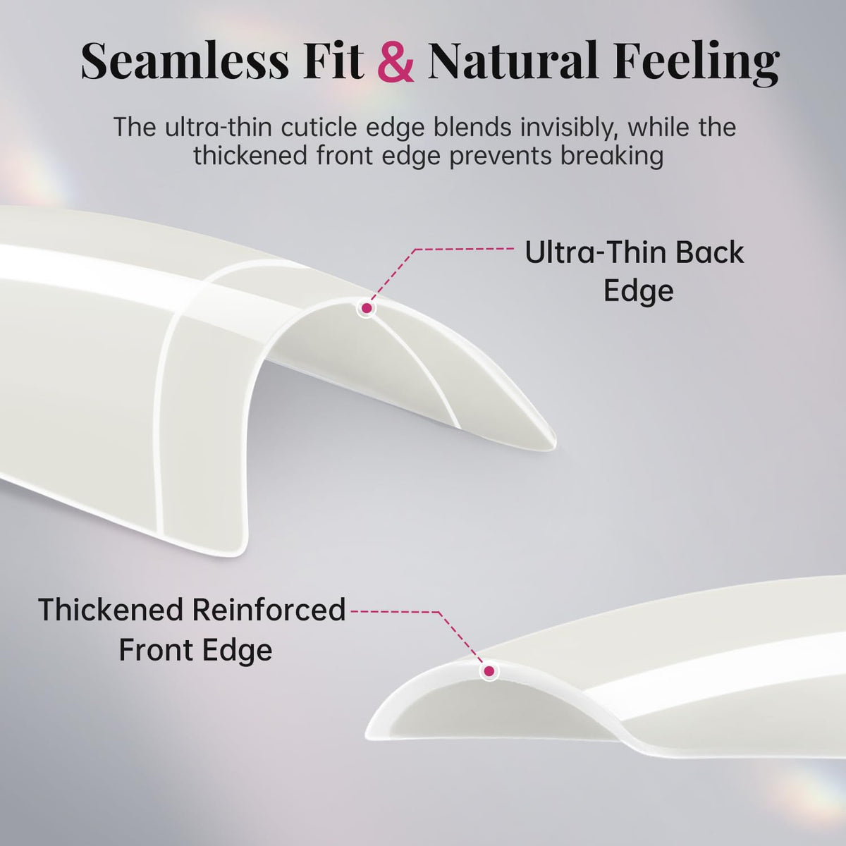 krofaue texture and transparency close-up showing smooth polish-ready surface