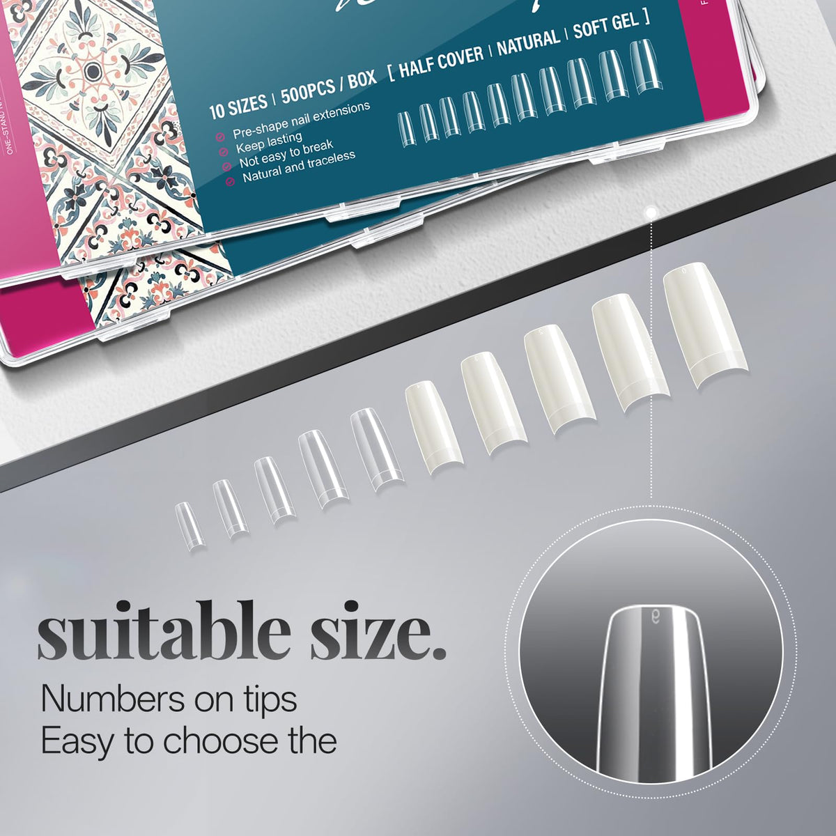 krofaue tips in use with glue demonstrating secure bond and neat application