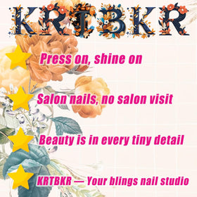 krtbkr nails on hand for size comparison, shows accurate fit and scale